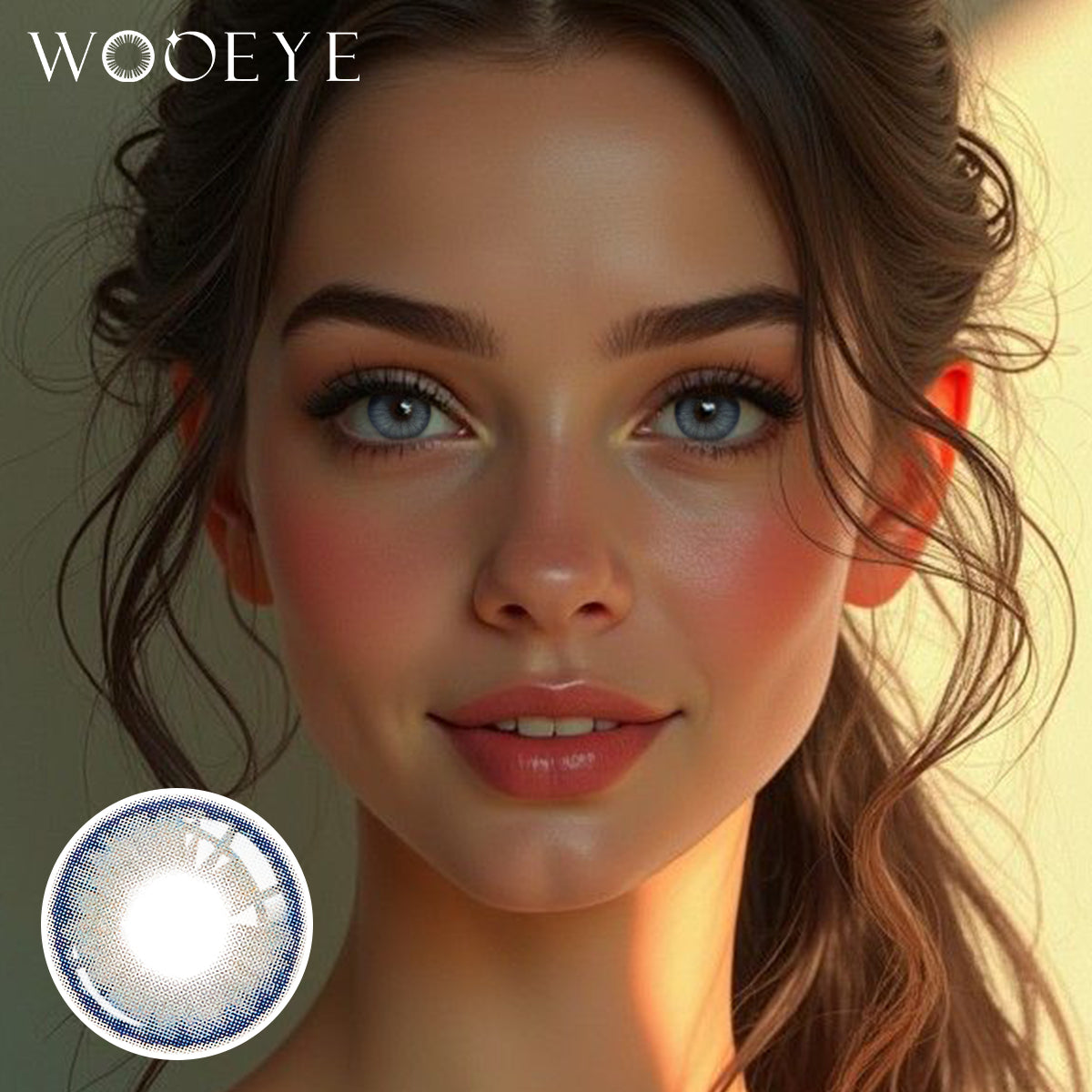 Wooeye Queen Blue Contact Lenses | 1 Year