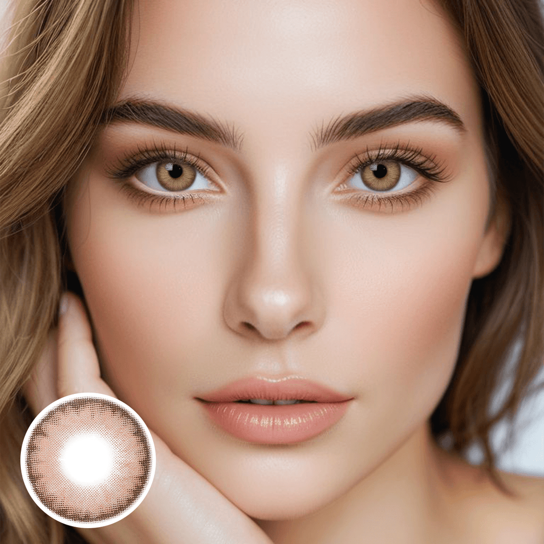 Maroon Color Contacts Brown Colored Contacts for Subtle Definition and All-Day Comfort β Wooeye