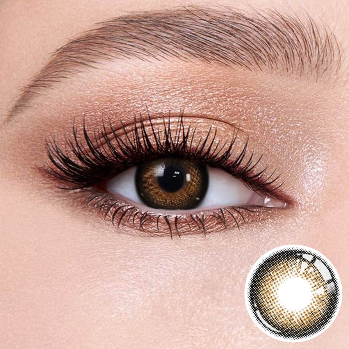 Wooeye Ginger Lily Grey Contact Lenses | 1 Day,10 Pcs