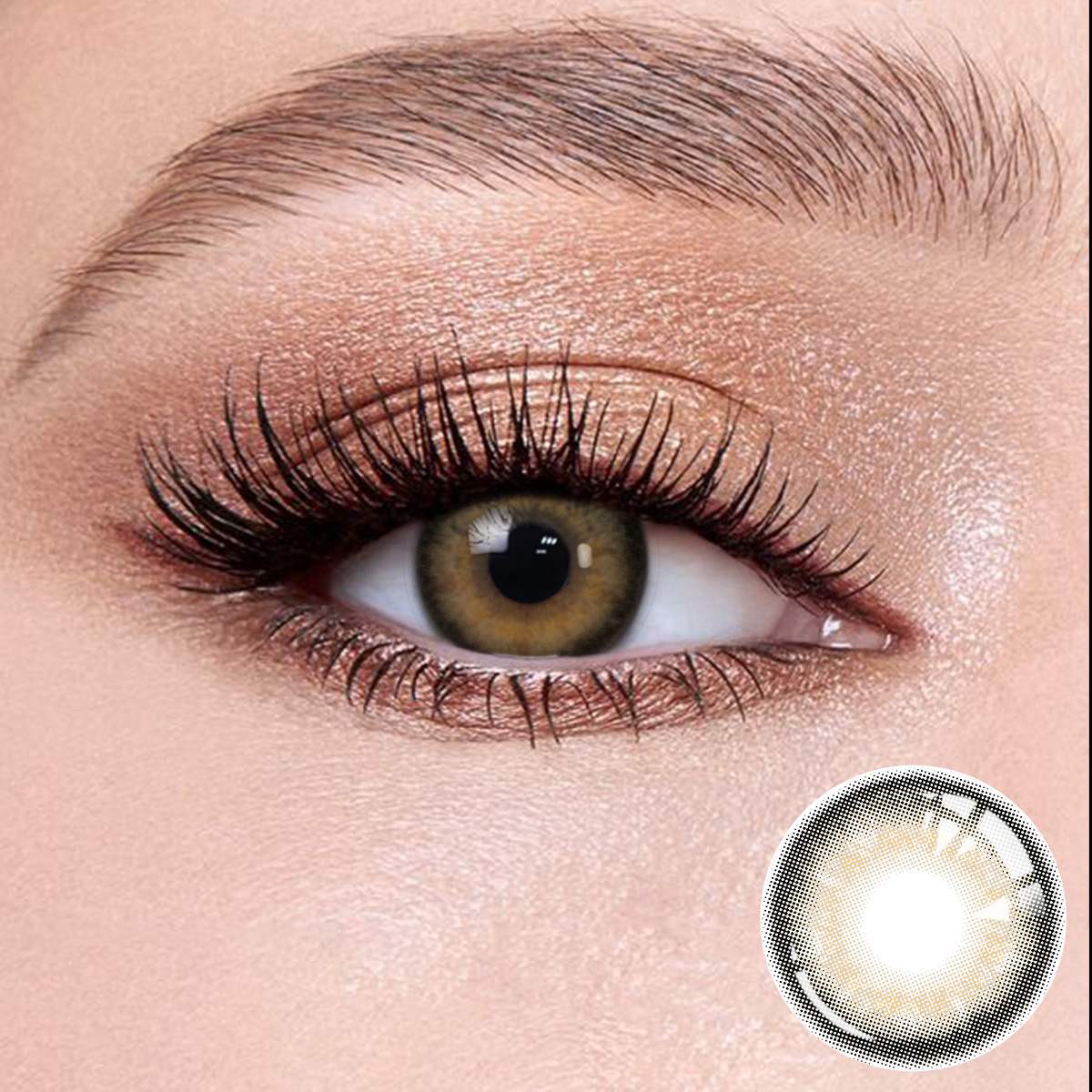 Wooeye Banshe Black Brown Contact Lenses | 1 Year