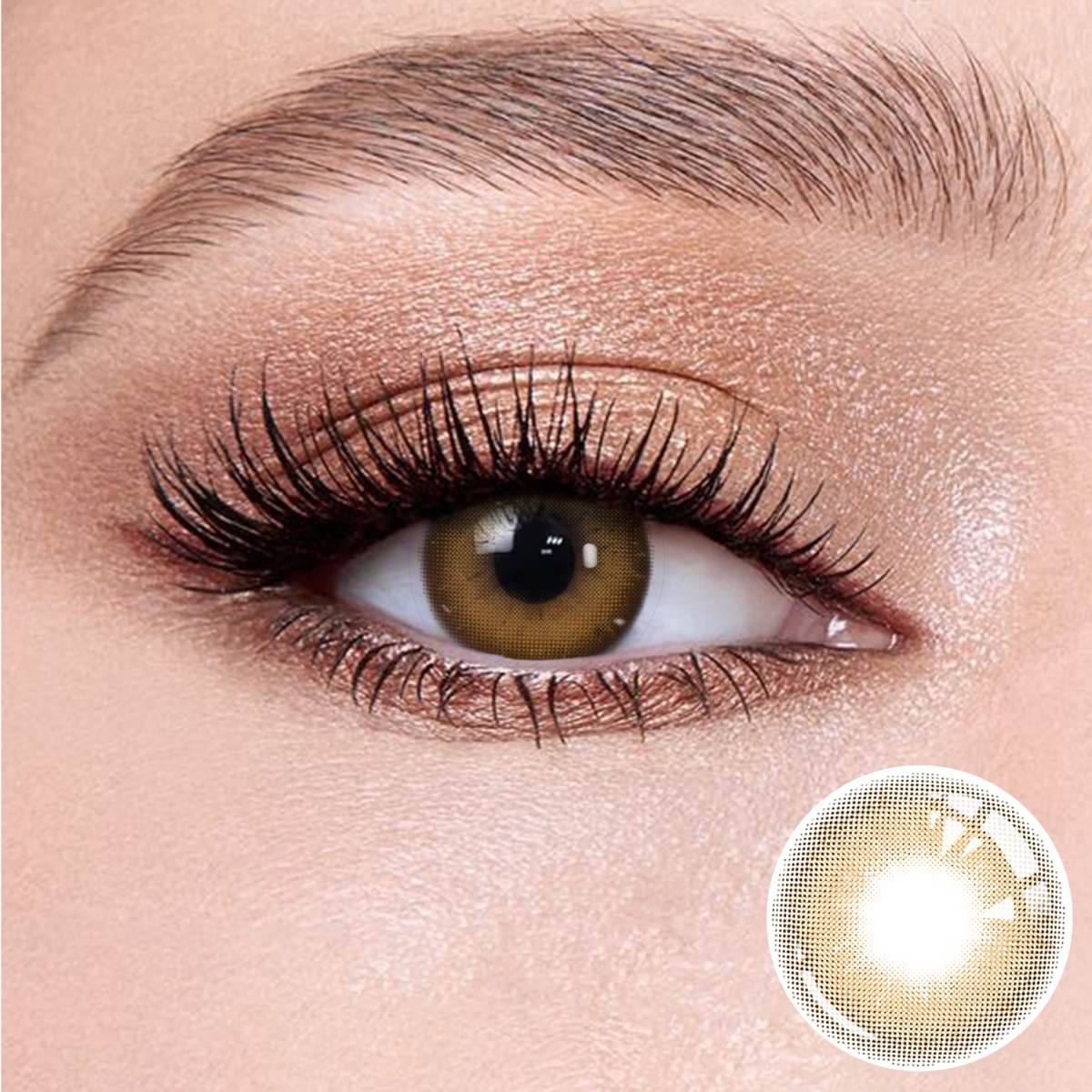 Wooeye Mystery Brown Contact Lenses | 1 Year