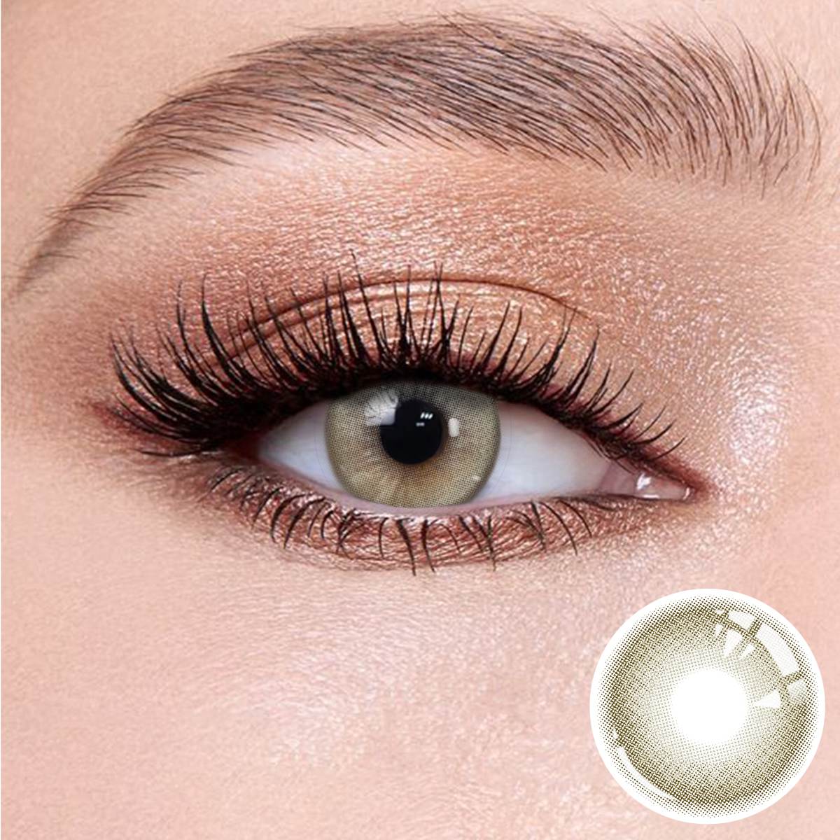 Wooeye Frozen Grey Contact Lenses | 1 Year