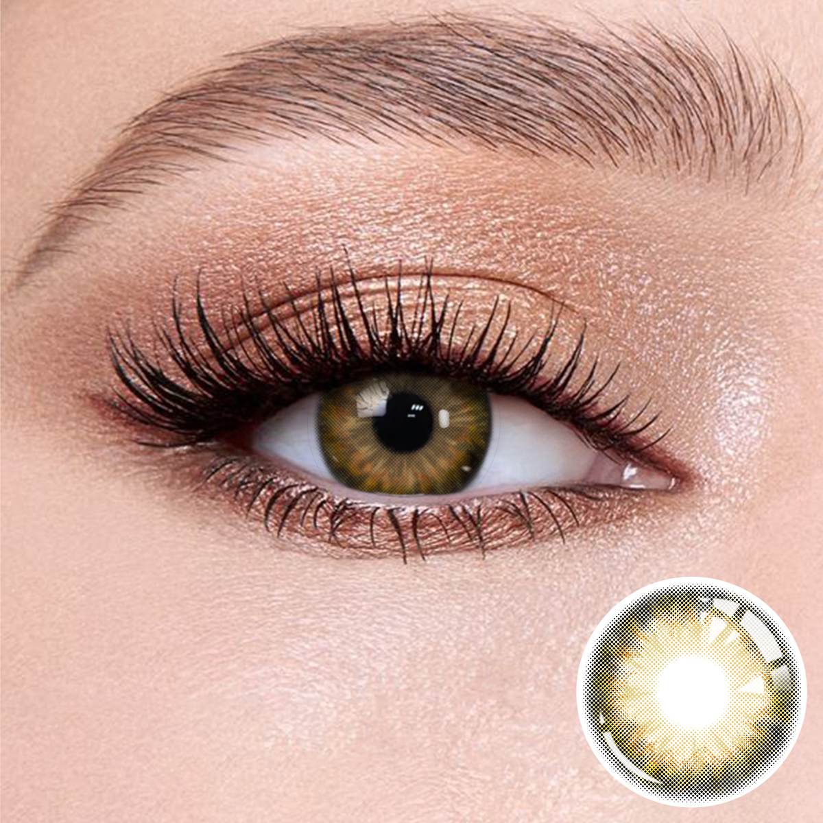 Wooeye Miki Brown Contact Lenses | 1 Year