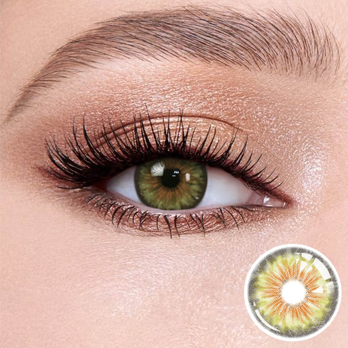 Wooeye Chamer Green Contact Lenses | 1 Day,10 Pcs