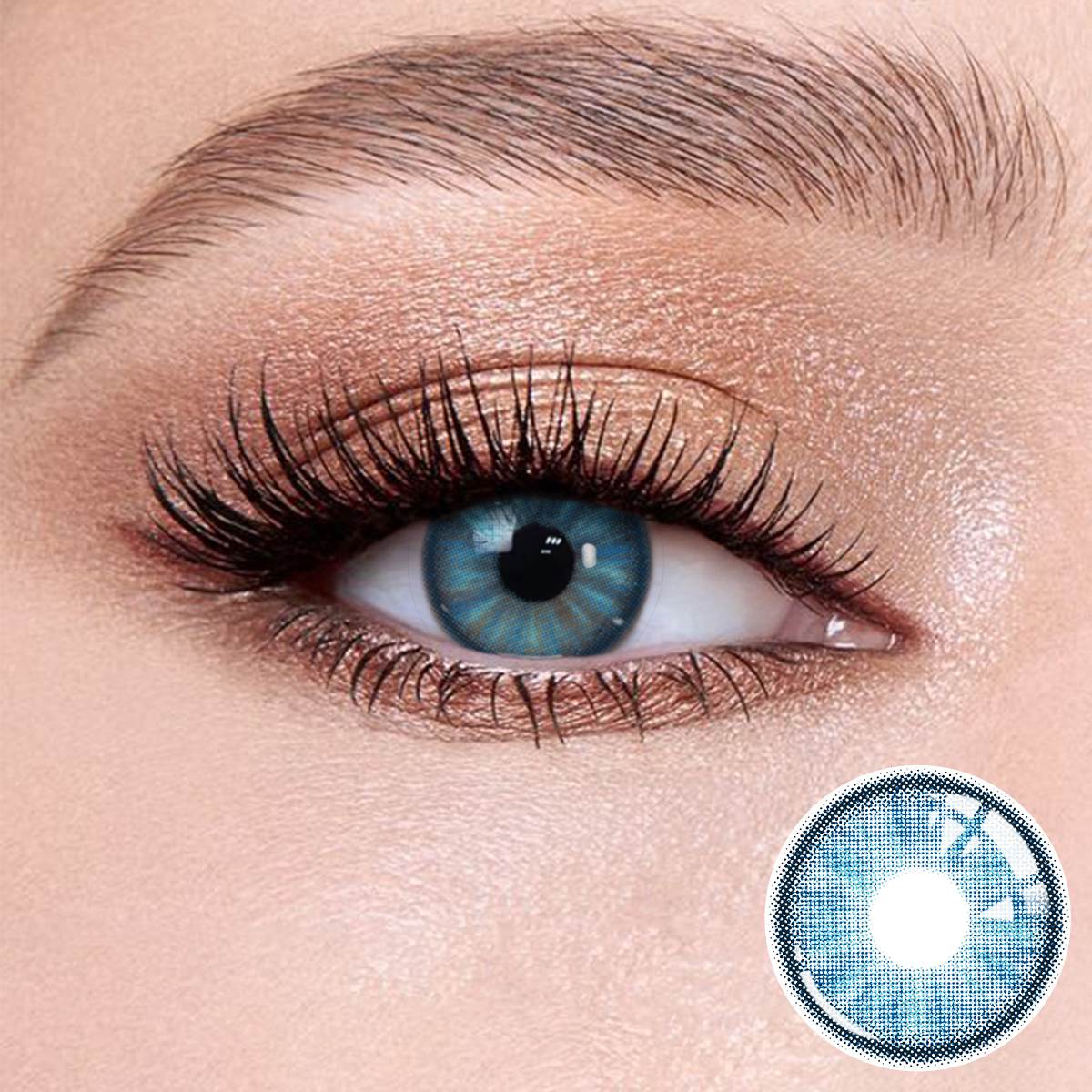 Wooeye Trends Blue Contact Lenses | 1 Year