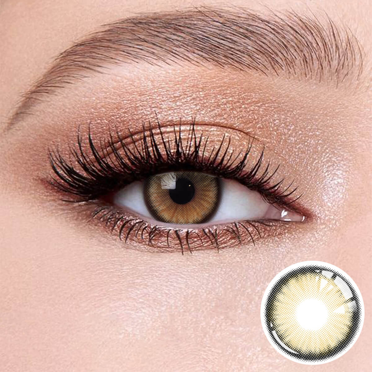 Wooeye Sugar Brown Contact Lenses | 1 Year
