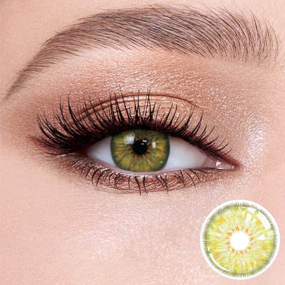 Wooeye Mocha Hazel Brown Contact Lenses | 1 Year