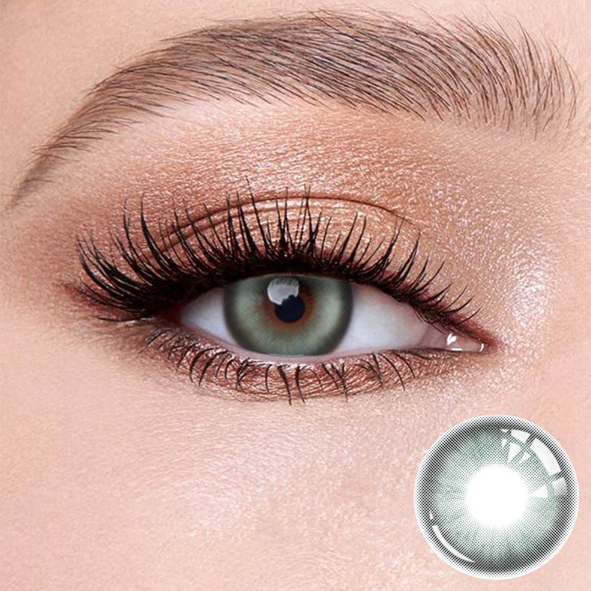 Wooeye Human Barbie Green Contact Lenses | 1 Year