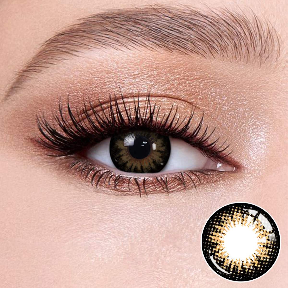 Wooeye Pearl Brown Contact Lenses | 1 Year