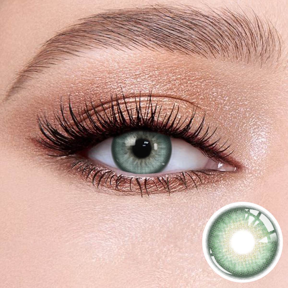 Wooeye Freesia Green Contact Lenses | 1 Year