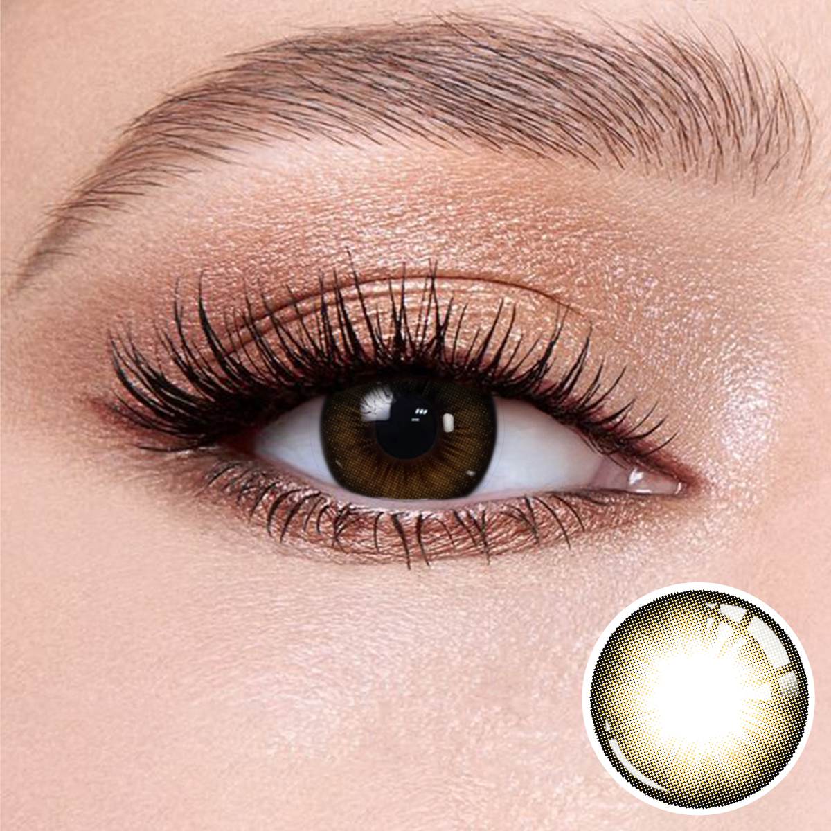 Wooeye Pear Brown Contact Lenses | 1 Day,10 Pcs