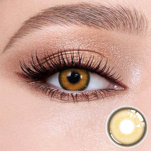 Star Brown lenses for daily social events