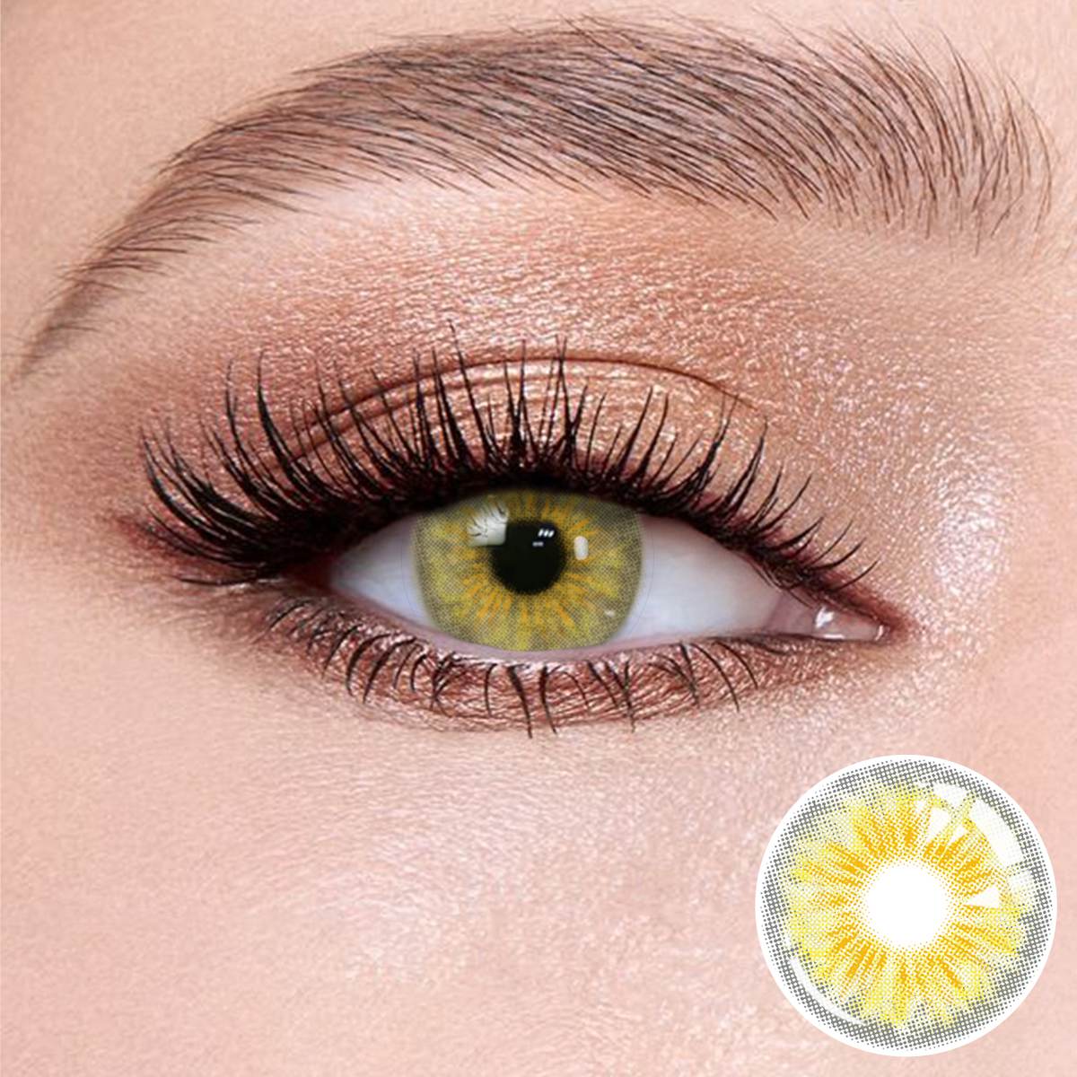 Wooeye Pearl Green Contact Lenses | 1 Day,10 Pcs