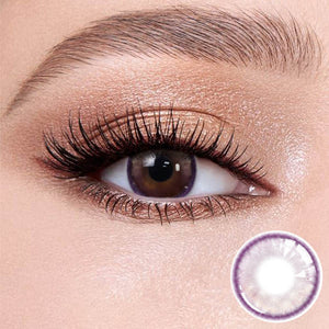 Bubbles Purple lenses for daily social events
