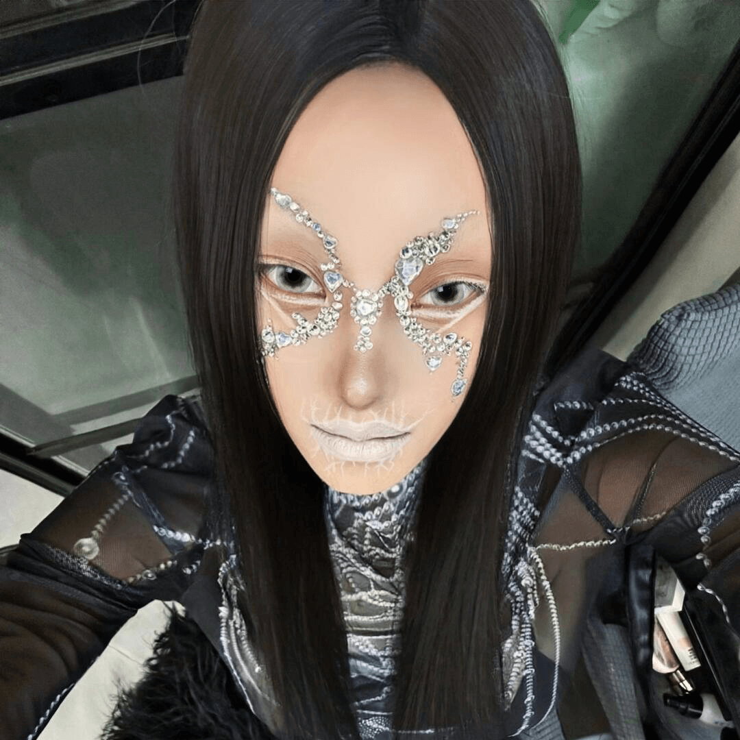 Wooeye Halloween Black White Contact Lenses | 1 Year