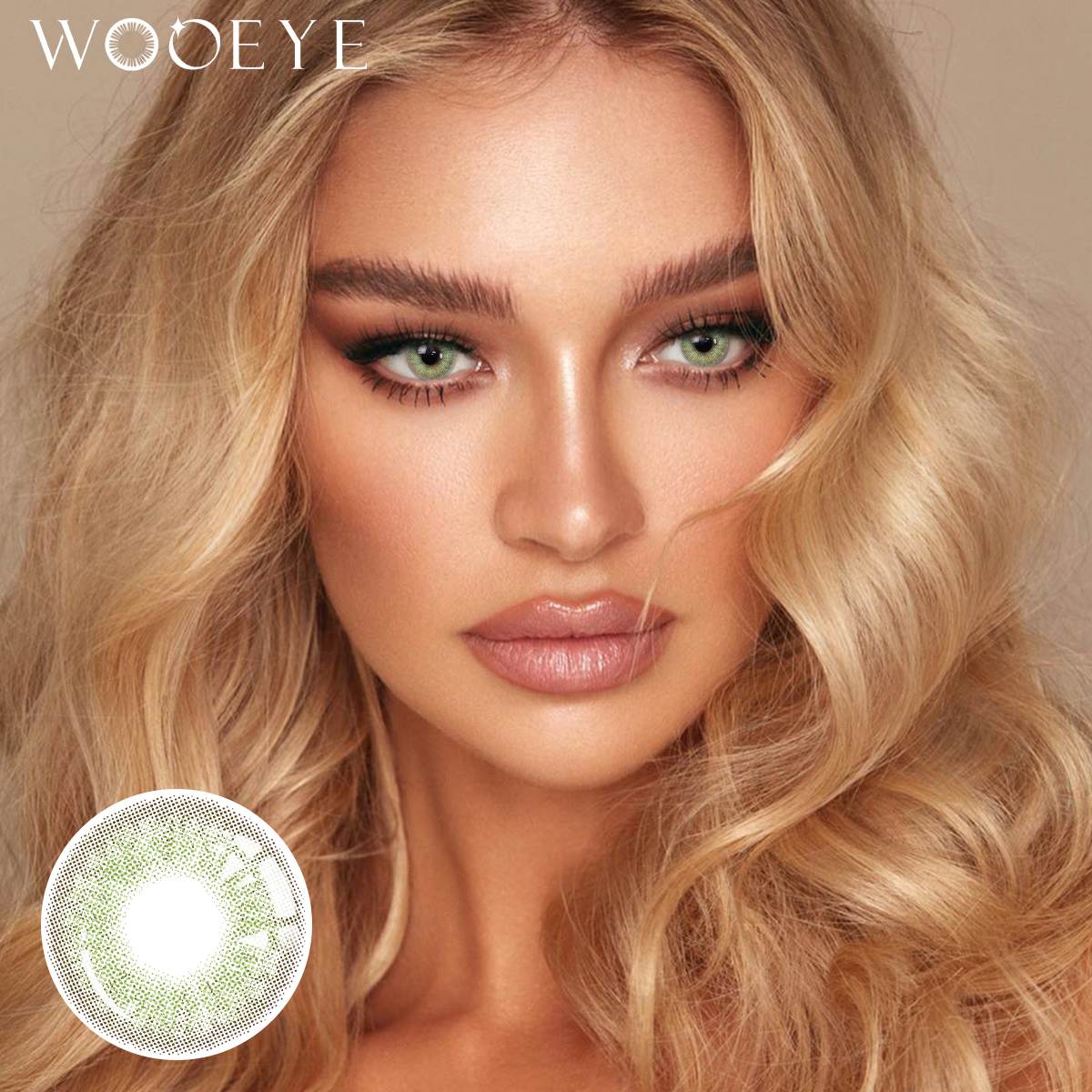 Wooeye Cat Green Contact Lenses | 1 Year