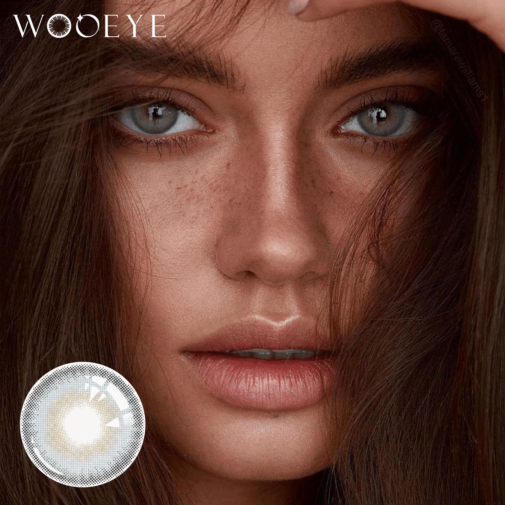 Wooeye LA Girl Gray Contact Lenses | 1 Year